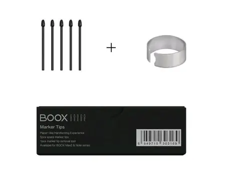 Onyx Boox Dotykové hroty pro Max 2 & Note & Note Pro & Nova 5 ks černá 