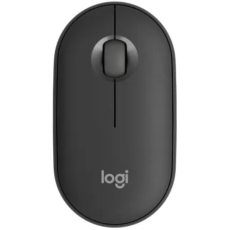 Logitech Pebble Mouse M350S černá / bezdrátová optická myš / 3 tlačítka / 4000dpi