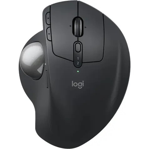 Logitech MX Ergo S černá / bezdrátová optická myš s trackballem / 8 tlačítek