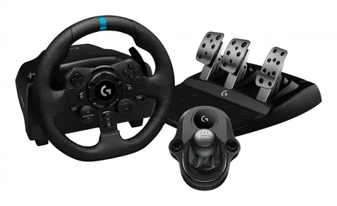 Logitech G923 SE / herní volant + pedály + řadící páka / pro PS5 & PS4 & PC