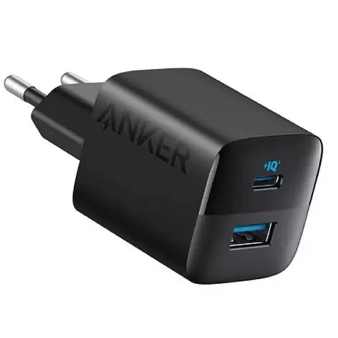 Anker 323 černá / univerzální nabíječka / 1x USB-C / 1x USB-A / 20W
