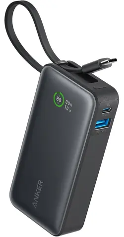Anker 545 Nano 10.000 mAh černá / Powerbanka / 1x USB-C / 1x USB-A