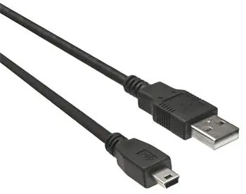 PremiumCord kabel USB 2.0 A-B mini 5pinů 3m