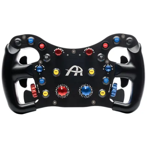 Ascher Racing F64-USB V3 / Závodní volant / 28.5cm / 4 pádla / 28 ovládacích prvků