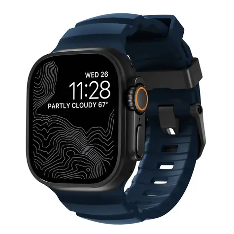 Nomad Rocky Point Band řemínek pro Apple Watch 49/46/45/44/42mm black/atlantic