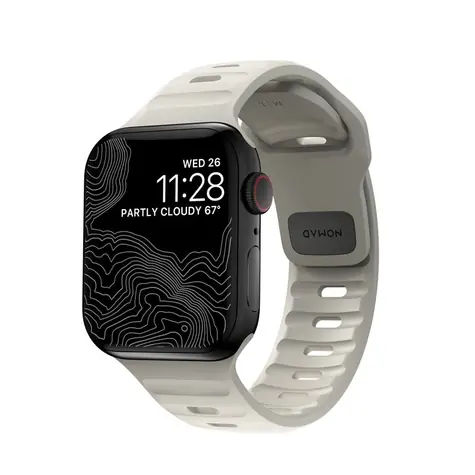 Nomad Sport Strap řemínek M/L pro Apple Watch 49/46/45/44/42mm stone