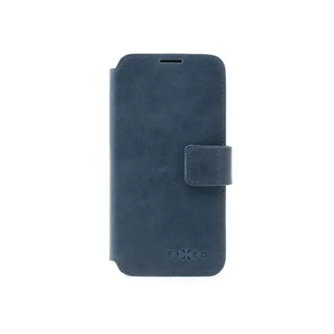FIXED Kožené pouzdro typu kniha ProFit pro Samsung Galaxy S25+ modré