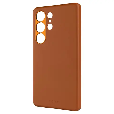 FIXED Kožený zadní kryt MagLeather s podporou MagSafe pro Samsung Galaxy S25 Ultra hnědý