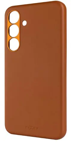 FIXED Kožený zadní kryt MagLeather s podporou MagSafe pro Samsung Galaxy S25+ hnědý