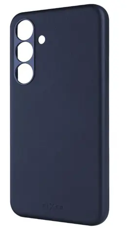 FIXED Kožený zadní kryt MagLeather s podporou MagSafe pro Samsung Galaxy S25+ modrý