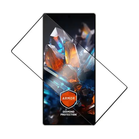 FIXED Ultra odolné tvrzené sklo Armor s Anti-dust aplikátorem a AR vrstvou pro Samsung Galaxy S25 Ultra černé