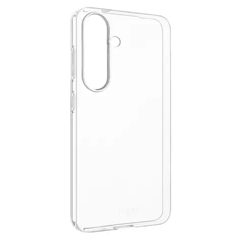 FIXED Ultratenký TPU gelový kryt Story Slim pro Samsung Galaxy S25 06 mm čirý
