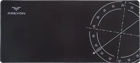 PREYON Falcon Speed XL PFS90 černá / herní podložka pod myš / 900 x 400 x 3 mm