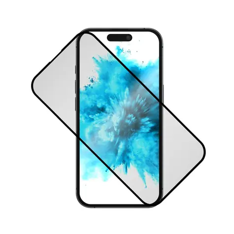 FIXED Ochranné tvrzené sklo Privacy Full-Cover pro Apple iPhone 16 černé / lepení přes celý displej