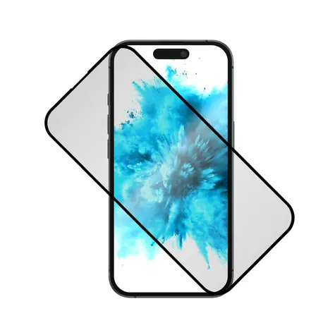FIXED Ochranné tvrzené sklo Privacy Full-Cover pro Apple iPhone 16 Plus černé / lepení přes celý displej