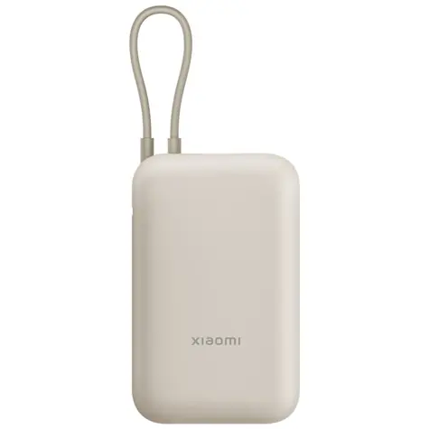 Xiaomi Power Bank 10000mAh béžová / 22.5W / USB-A / kabel USB-C 