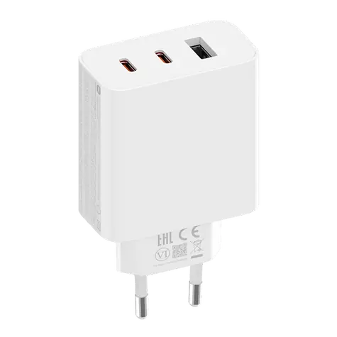 Xiaomi 67W GaN 2C1A bílá / Nabíjecí adaptér / USB-A / 2x USB-C 