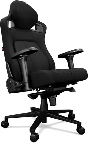 Yumisu 2050 Magnetic Material černá / Herní židle / látka / nastavitelná / pojízdná kolečka / nosnost 150 kg