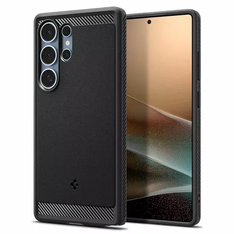 Spigen Rugged Armor MagSafe ochranný kryt pro Samsung Galaxy S25 Ultra matte black