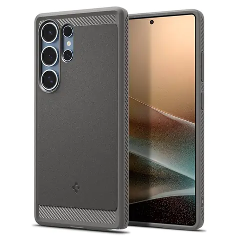Spigen Rugged Armor MagSafe ochranný kryt pro Samsung Galaxy S25 Ultra marble gray