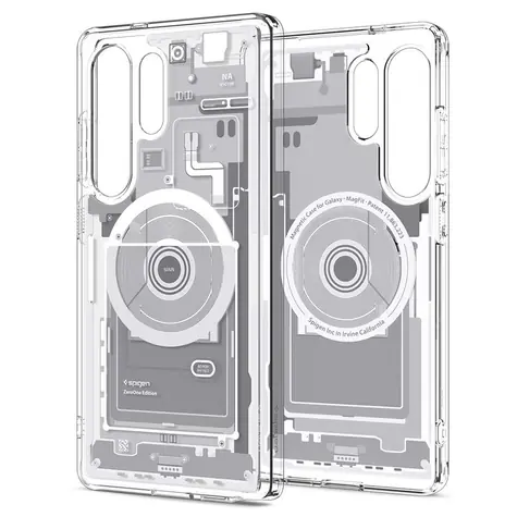 Spigen Ultra Hybrid MagSafe ochranný kryt pro Samsung Galaxy S25 Ultra zero one white