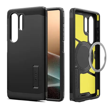 Spigen Tough Armor MagSafe ochranný kryt pro Samsung Galaxy S25 Ultra black