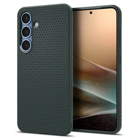 Spigen Liquid Air ochranný kryt pro Samsung Galaxy S25 abyss green