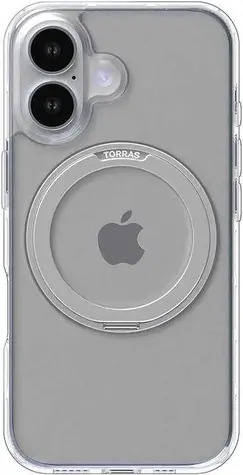 Torras Ostand Pro Case ochranný kryt pro Apple iPhone 16 transparentní