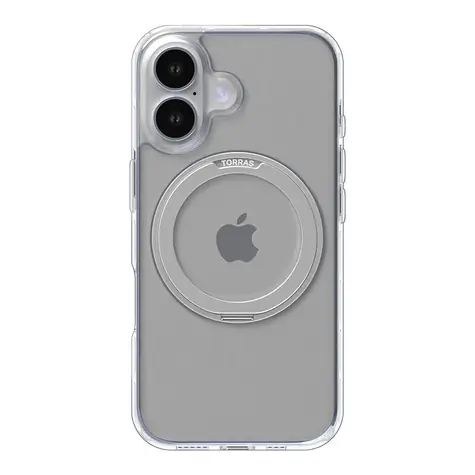 Torras Ostand Pro Case ochranný kryt pro Apple iPhone 16 Plus transparentní