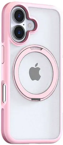 Torras Ostand R Fusion Case ochranný kryt pro Apple iPhone 16 růžová