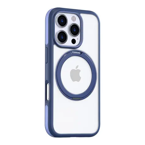 Torras Ostand R Fusion Series Case ochranný kryt pro Apple iPhone 16 Pro modrá