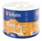 Verbatim DVD-R 4.7GB 16x 50.Spindl RETAIL / 120min