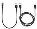 Verbatim Micro USB kabel 100+30 cm Černý / SYNC+CHARGE