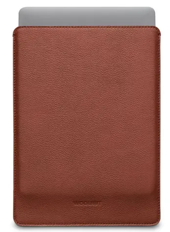 Woolnut Leather Sleeve pouzdro pro Macbook Pro 14 hnědá 