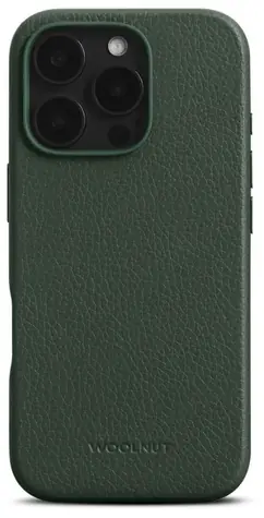 Woolnut Leather Case ochranný kryt pro Apple iPhone 16 Pro zelená