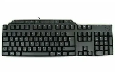 Rozbaleno - DELL KB-522 HUN černá / Multimediální klávesnice / maďarská / QWERTZ / USB / rozbaleno