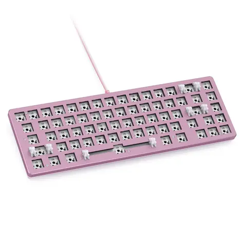 Glorious GMMK 2 Compact barebone ANSI růžová / herní 65% TKL / bez spínačů / USB-C / ANSI layout / RGB / 1.8m