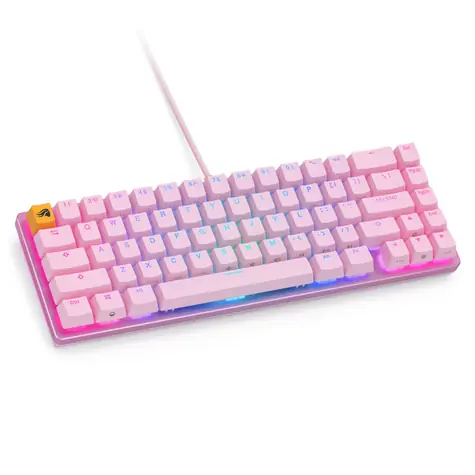 Glorious GMMK 2 Compact - Fox Linear ANSI růžová / herní 65% TKL / USB-C / ANSI (US) layout / Fox Linear / RGB / 1.8m