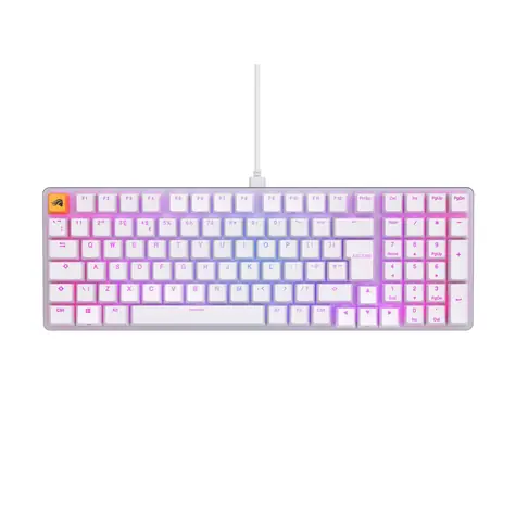 Glorious GMMK 2 Full - Fox Linear ANSI bílá / herní 96% Full Size / USB-C / ANSI (US) layout / Fox Linear / RGB / 1.8m