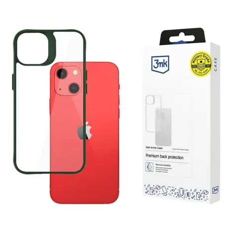 3mk Satin Armor Case+ zadní kryt pro Apple iPhone 13 zelená