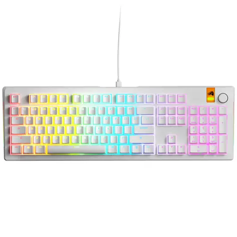 Glorious GMMK 3 HE 100% - Fox HE ANSI bílá / herní 100% / USB-C / ANSI (US) layout / Fox HE / RGB / 1.4m