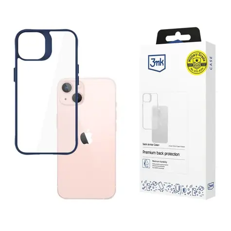 3mk Satin Armor Case+ zadní kryt pro Apple iPhone 14 modrá