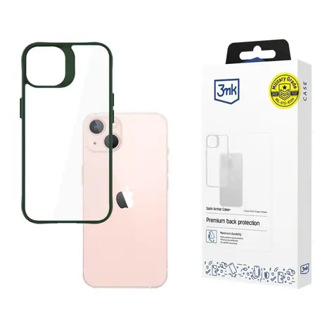 3mk Satin Armor Case+ zadní kryt pro Apple iPhone 14 zelená