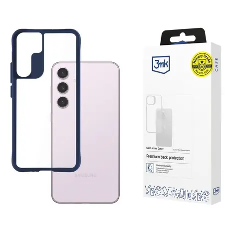 3mk Satin Armor Case+ zadní kryt pro Samsung Galaxy S24 modrá
