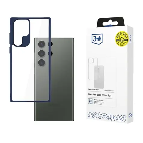 3mk Satin Armor Case+ zadní kryt pro Samsung Galaxy S24 Ultra modrá