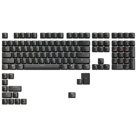 Glorious vyměnitelné klávesy GMMK ABS Doubleshot V2 Base Kit (ANSI US) černá / ABS / 123 ks / ANSI US / Cherry MX(+)