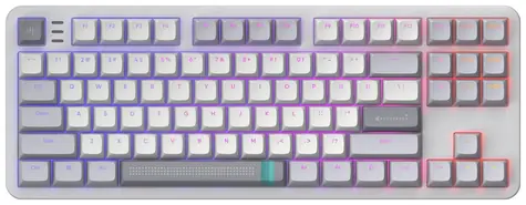 Dark Project ALU87A Daylight / herní klávesnice / mechanická / spínače g3ms Zircon / RGB / USB / 1.8m