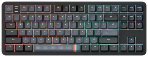 Dark Project ALU87A Midnight / herní klávesnice / mechanická / spínače g3ms Zircon Speed / RGB / USB / 1.8m