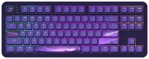 Dark Project ALU87B Celestial / herní klávesnice / mechanická / spínače g3ms Voidstone / RGB / USB / 1.8m