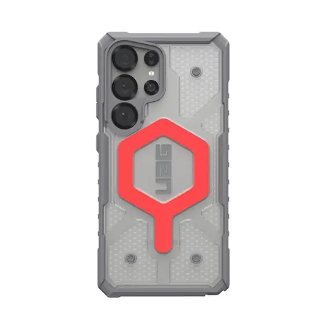 UAG Pathfinder Clear MagSafe ochranný kryt pro Samsung Galaxy S25 Ultra active lava lanyard